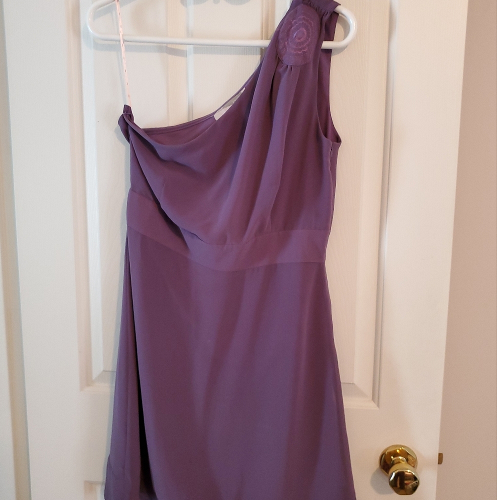 One shoulder dress